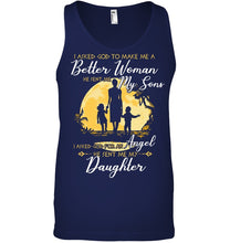 Load image into Gallery viewer, I Asked God To Make Me A Better Woman Unisex Tank Top
