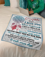 Load image into Gallery viewer, Dreamcatcher Enjoy The Ride Mom Gift For Daughter Fleece Blanket
