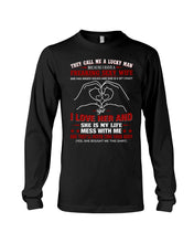 Load image into Gallery viewer, They Call Me A Lucky Man Gift For Husband Unisex Long Sleeve
