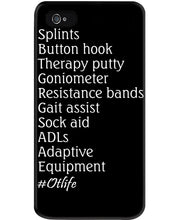 Load image into Gallery viewer, Splints Button Hook Therapy Putty Goniometer Resistance Bands Phone case
