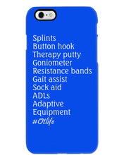 Load image into Gallery viewer, Splints Button Hook Therapy Putty Goniometer Resistance Bands Phone case
