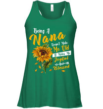 Load image into Gallery viewer, Meaningful Gift For Family Being A Nana Doesn't Make Me Old Ladies Flowy Tank

