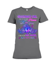 Load image into Gallery viewer, Gift For Angel Grandma Half Of My Heart Is In Heaven Ladies Tee
