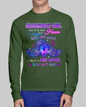 Load image into Gallery viewer, Gift For Angel Grandma Half Of My Heart Is In Heaven Unisex Long Sleeve
