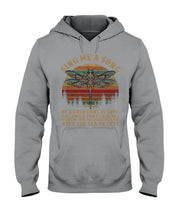 Load image into Gallery viewer, Sing Me A Song Dragonfly Retro Vintage Hoodie

