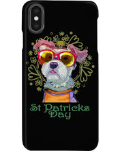 Load image into Gallery viewer, Lovely Schnauzer St Patrick's Day Gift For Dog Lovers Phone case
