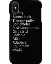 Load image into Gallery viewer, Splints Button Hook Therapy Putty Goniometer Resistance Bands Phone case
