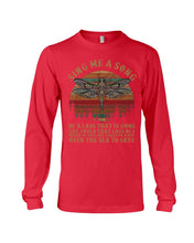 Load image into Gallery viewer, Sing Me A Song Dragonfly Retro Vintage Unisex Long Sleeve
