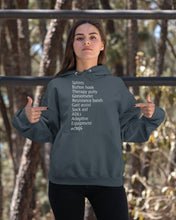Load image into Gallery viewer, Splints Button Hook Therapy Putty Goniometer Resistance Bands Hoodie

