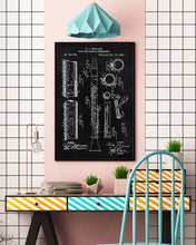 Load image into Gallery viewer, Meaningful Gift For Trumpet Clarinet Patent Reed Musical Instrument Vertical Poster
