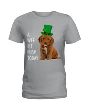 Load image into Gallery viewer, Cockapoo Irish Today Green St. Patrick's Day Printed Mug Ladies Tee
