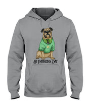 Load image into Gallery viewer, Bulldog Green Tee St Patrick's Day Gift For Dog Lovers Hoodie

