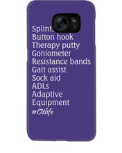 Load image into Gallery viewer, Splints Button Hook Therapy Putty Goniometer Resistance Bands Phone case
