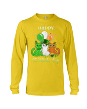 Load image into Gallery viewer, Lovely Cat And Balloons Happy St Patrick's Day Gift For Cat Lovers Unisex Long Sleeve

