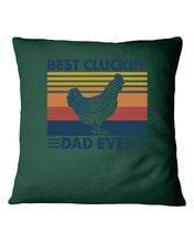 Load image into Gallery viewer, Best Cluckin' Dad Ever Retro Vintage Gift For Dad Pillow Cover
