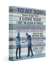 Load image into Gallery viewer, Believe In Yourself Dad Gift For Son Matte Canvas

