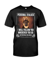 Load image into Gallery viewer, German Shepherd Personal Stalker St. Patrick's Day Printed Mug Guys Tee

