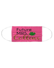 Load image into Gallery viewer, Shamrock Future Mrs Collins St Patrick's Day Cloth Face Mask
