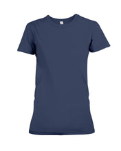 Load image into Gallery viewer, Gift For Grandpa A Big Piece Of My Heart Lives Ladies Tee
