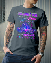 Load image into Gallery viewer, Gift For Angel Grandma Half Of My Heart Is In Heaven Guys Tee
