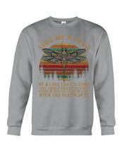 Load image into Gallery viewer, Sing Me A Song Dragonfly Retro Vintage Sweatshirt
