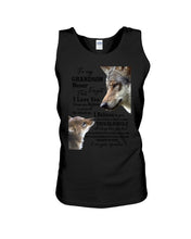 Load image into Gallery viewer, Wolf Grandma Gift For Grandson Believe In Yourself Unisex Tank Top
