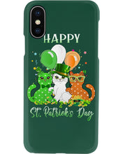 Load image into Gallery viewer, Lovely Cat And Balloons Happy St Patrick's Day Gift For Cat Lovers Phone case
