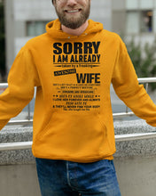 Load image into Gallery viewer, She's My Whole World Gift For Husband Hoodie
