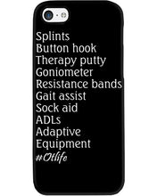 Load image into Gallery viewer, Splints Button Hook Therapy Putty Goniometer Resistance Bands Phone case
