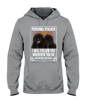 Load image into Gallery viewer, Black Pooshi Black Shipoo Personal Stalker St. Patrick's Day Printed Mug Hoodie
