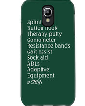 Load image into Gallery viewer, Splints Button Hook Therapy Putty Goniometer Resistance Bands Phone case
