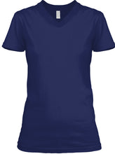 Load image into Gallery viewer, Firefighter Behind Canada Flag Gift For Firefighter Ladies V-Neck
