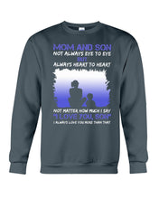 Load image into Gallery viewer, Mom And Son Always Heart To Heart Gift For Family Sweatshirt
