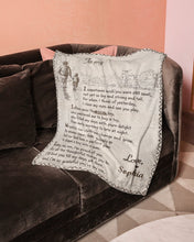 Load image into Gallery viewer, Custom Name Gift For Son I Sometimes Wish You Were Small Fleece Blanket
