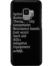 Load image into Gallery viewer, Splints Button Hook Therapy Putty Goniometer Resistance Bands Phone case
