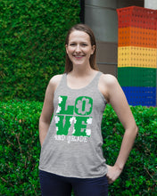 Load image into Gallery viewer, 2nd Grade Love White Clover St Patrick's Day Gift For Teacher Ladies Flowy Tank
