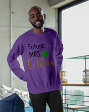 Load image into Gallery viewer, Shamrock Future Mrs Collins St Patrick's Day Sweatshirt

