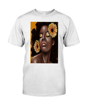 Load image into Gallery viewer, Black Girl With Sunflower On Head Gift Guys Tee
