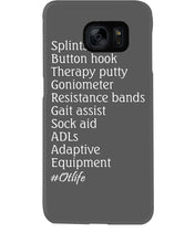 Load image into Gallery viewer, Splints Button Hook Therapy Putty Goniometer Resistance Bands Phone case

