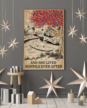 Load image into Gallery viewer, Dictionary And She Lived Happily Ever After With Kayak Vertical Poster
