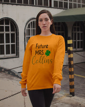 Load image into Gallery viewer, Shamrock Future Mrs Collins St Patrick's Day Unisex Long Sleeve
