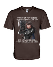 Load image into Gallery viewer, Nacido En Noviembre Tome Una Prueba De Ad Birthday Gift Guys V-Neck

