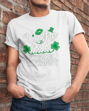 Load image into Gallery viewer, Physical Therapist Green Lip Shamrock St. Patrick's Day Color Changing Mug Guys Tee
