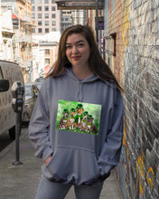 Load image into Gallery viewer, Staffordshire Leprechaun St Patrick's Day Gift For Dog Lovers Hoodie
