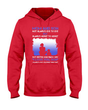 Load image into Gallery viewer, Mom And Son Always Heart To Heart Gift For Family Hoodie
