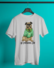 Load image into Gallery viewer, Bulldog Green Tee St Patrick's Day Gift For Dog Lovers Guys Tee
