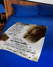 Load image into Gallery viewer, Lion Son Gift For Mom I Love You Always Fleece Blanket
