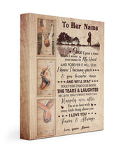Load image into Gallery viewer, We'll Stay Together Couple Custom Name Gift For Wife Matte Canvas
