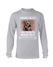 Load image into Gallery viewer, Standard Schnauzer Personal Stalker St. Patrick's Day Printed Mug Unisex Long Sleeve
